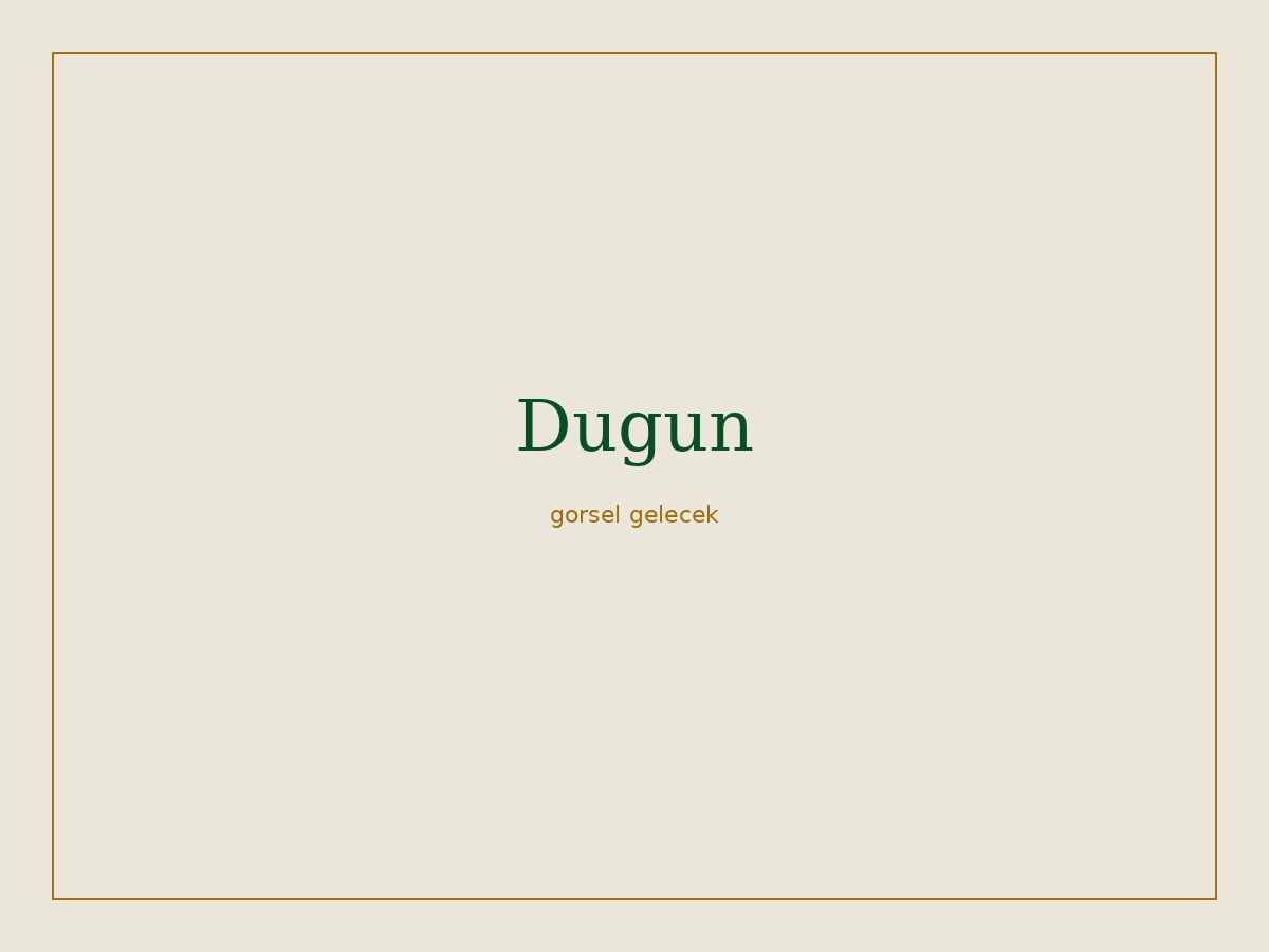 Düğün organizasyonu